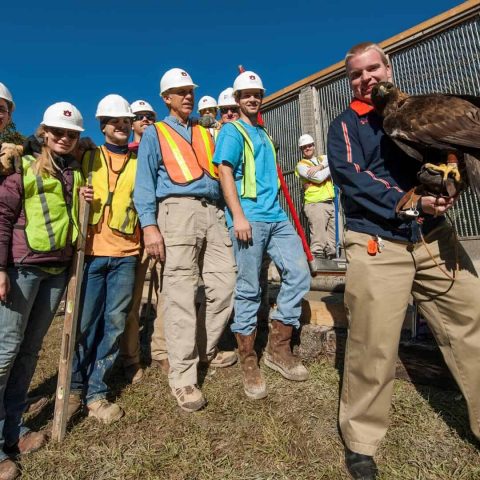 Building Science Students Complete Concrete Outreach for Campus and Community