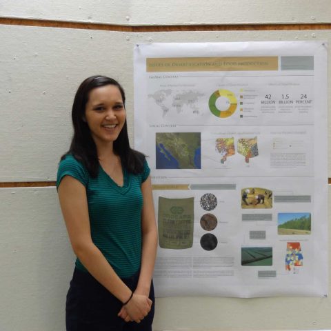 Environmental Design Student wins First Place in Research Week Poster Competition