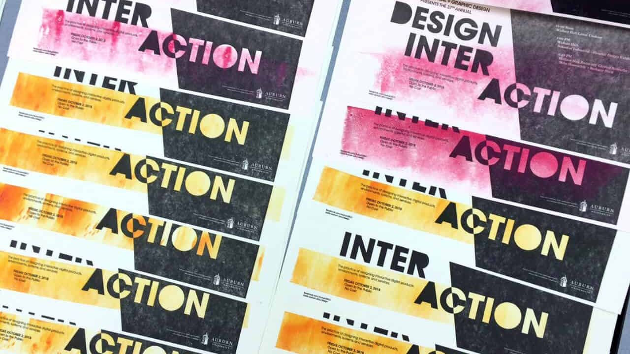 Finkel’s Class Creates Design Interaction 2015 Posters