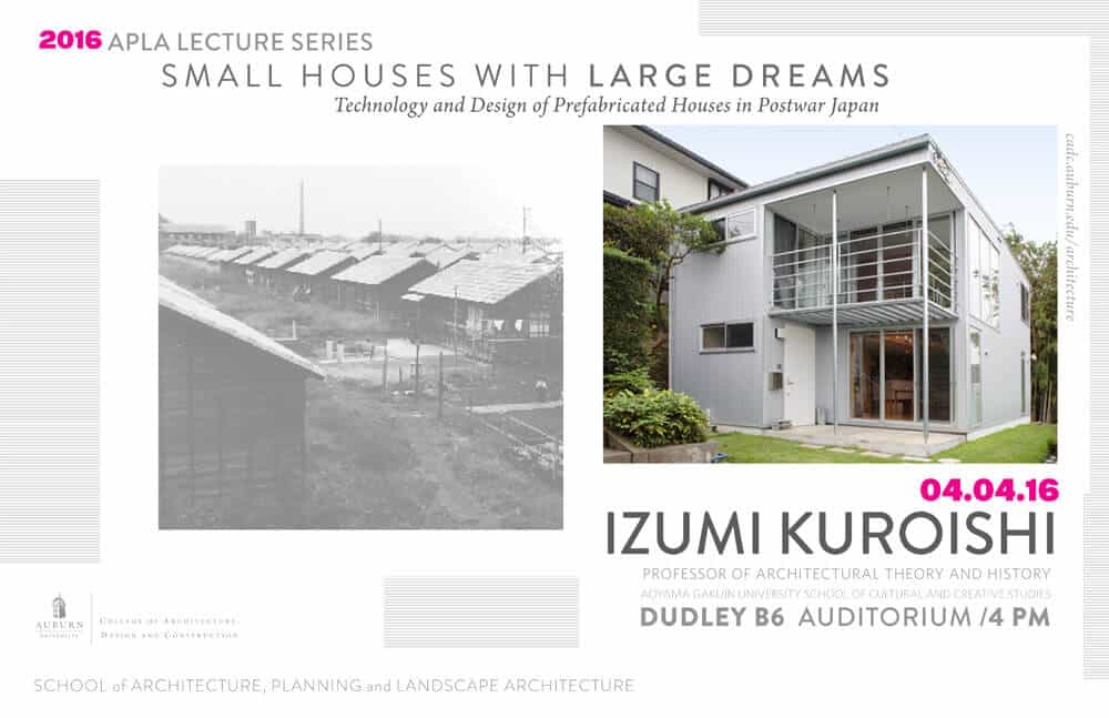 Kuroishi Presents Final Lecture in Architecture Spring 2016 Series