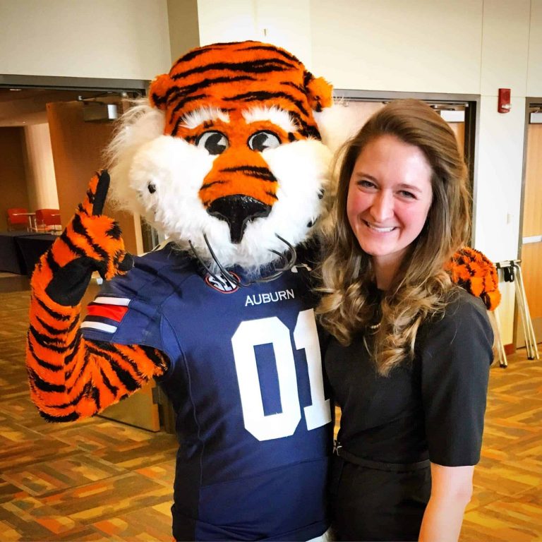 Photo of Katherine Buck, College Recruiter, and Aubie