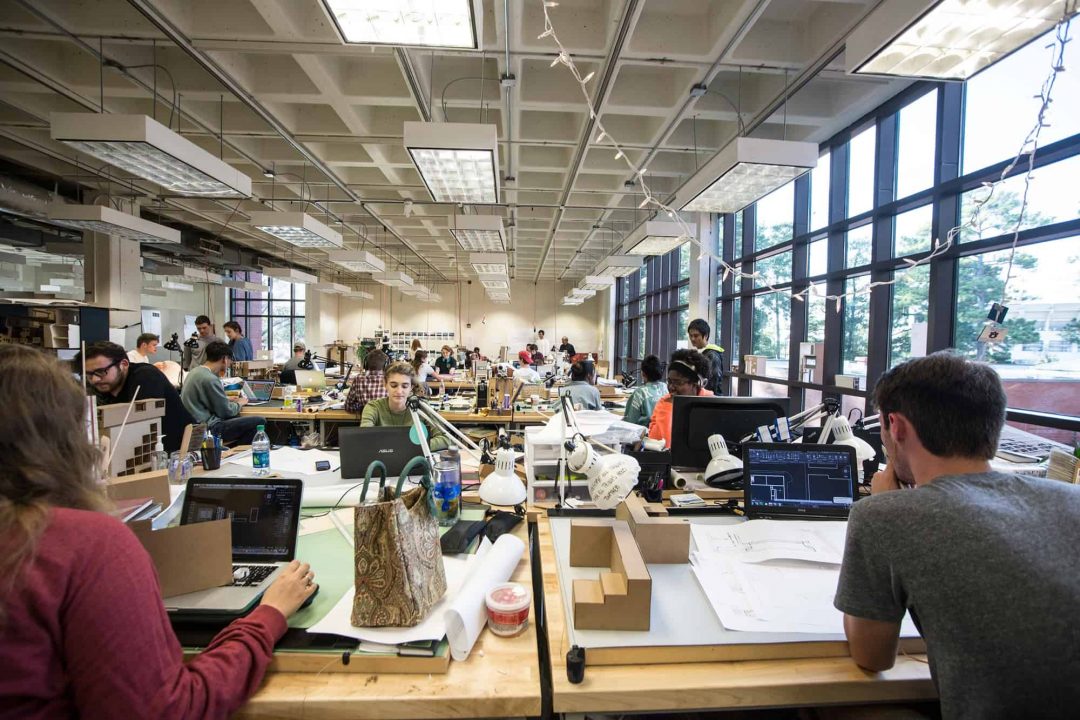 APLA students in studio