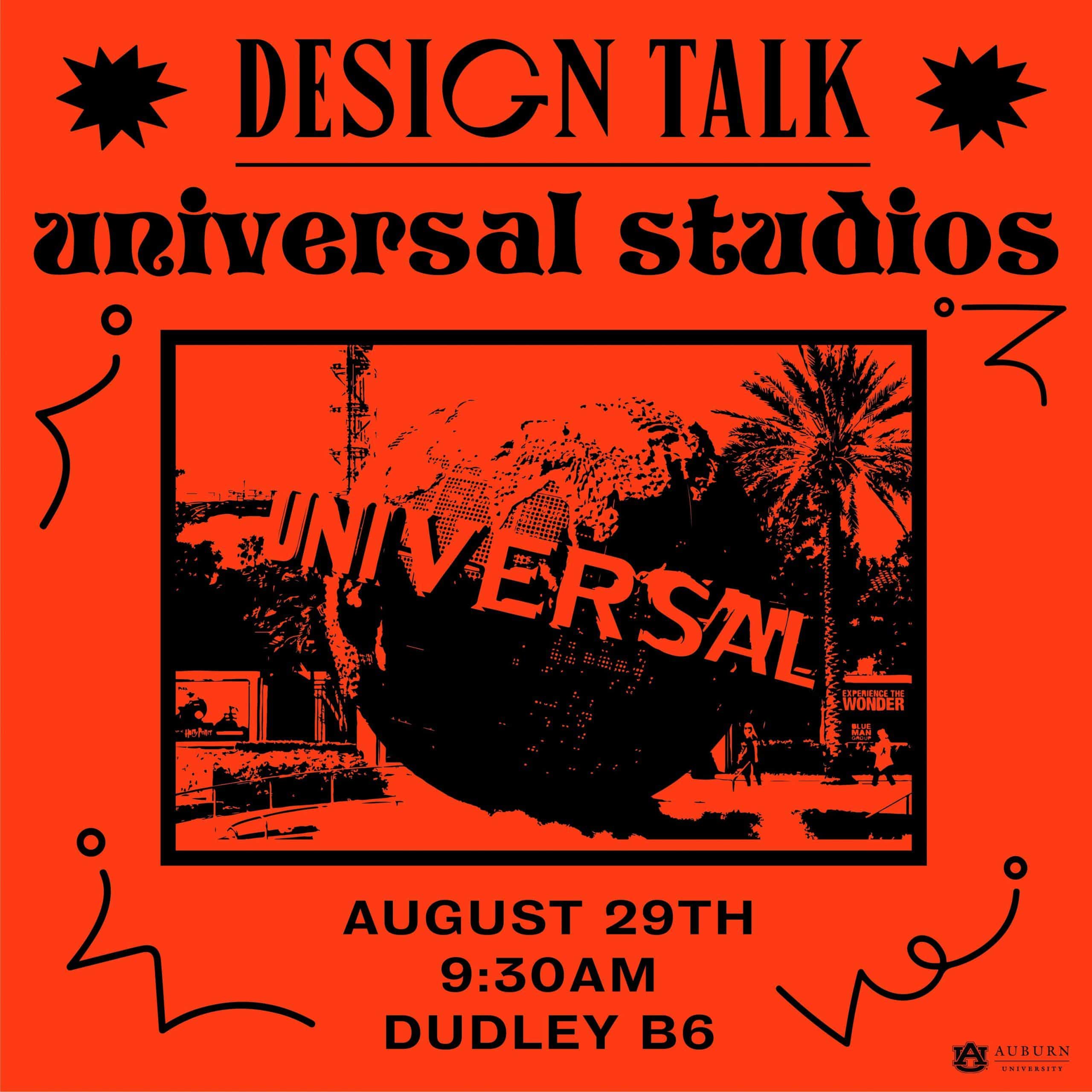Universal Studios Design Talk Promotion