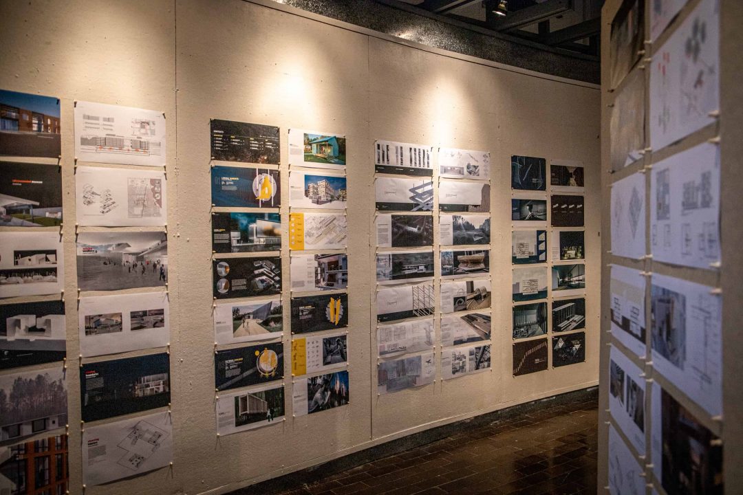 Advanced Portfolio Design Exhibit in Gallery