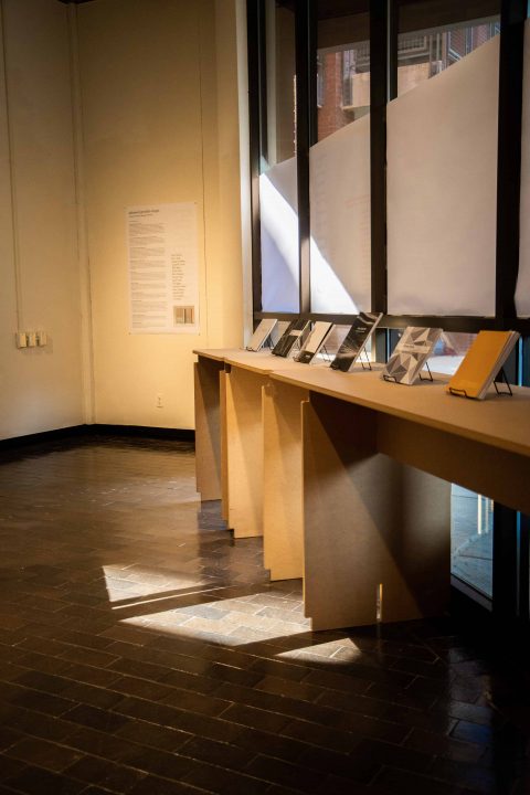 Advanced Portfolio Design Exhibit in Gallery
