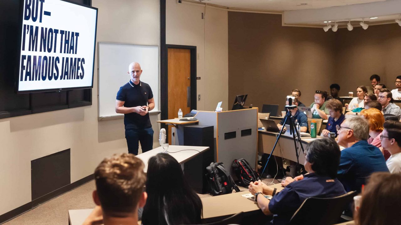 James Sommerville at the 2019 Design Interaction Symposium