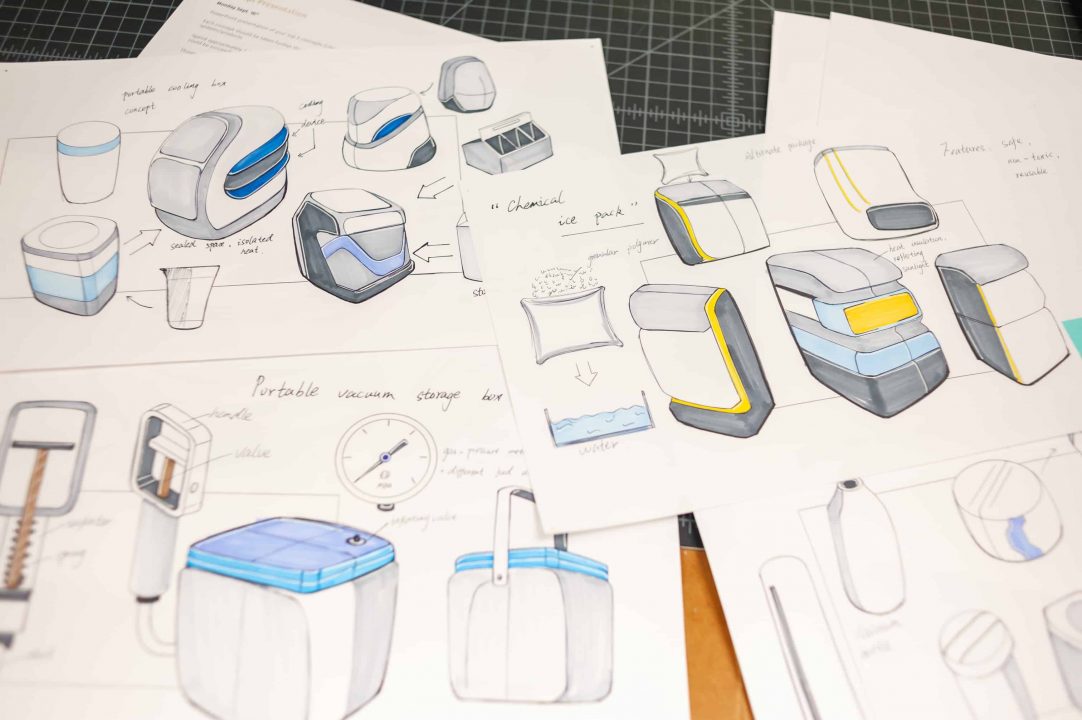 Drawings of a product