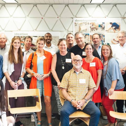 chair salon group photo