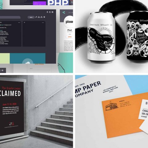 Sample of Student Work from the Fall 2019 Graphic Design Senior Show