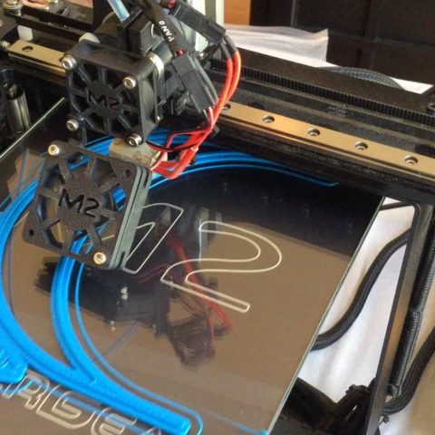 3D printer creating face mask