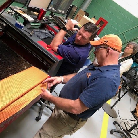 SIGD Staff “Problem Solve” Fabrication Process for Auburn’s Face Mask Initiative