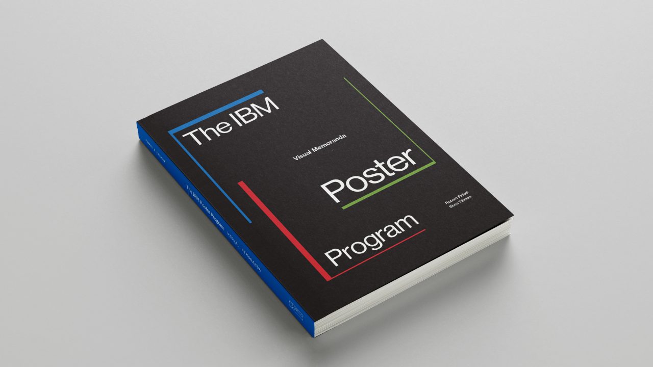Front cover of Finkel and Tillman's book "“The IBM Poster Program; Visual Memoranda”