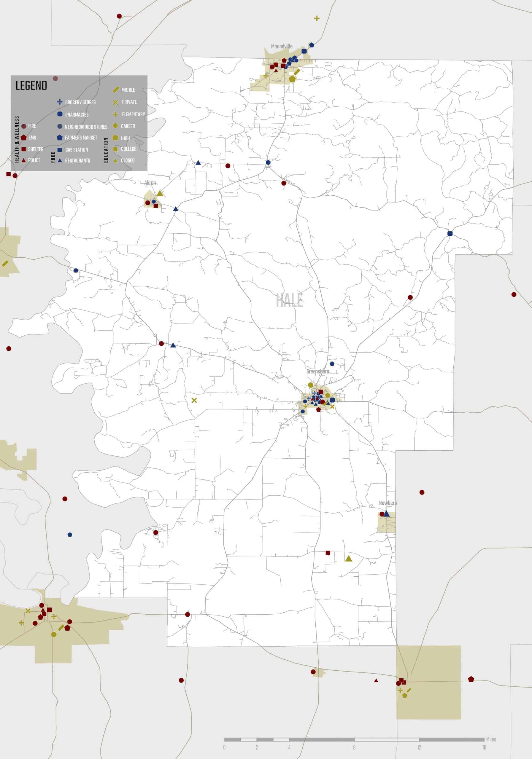 Rural Resilience Mapping in Hale County, Alabama