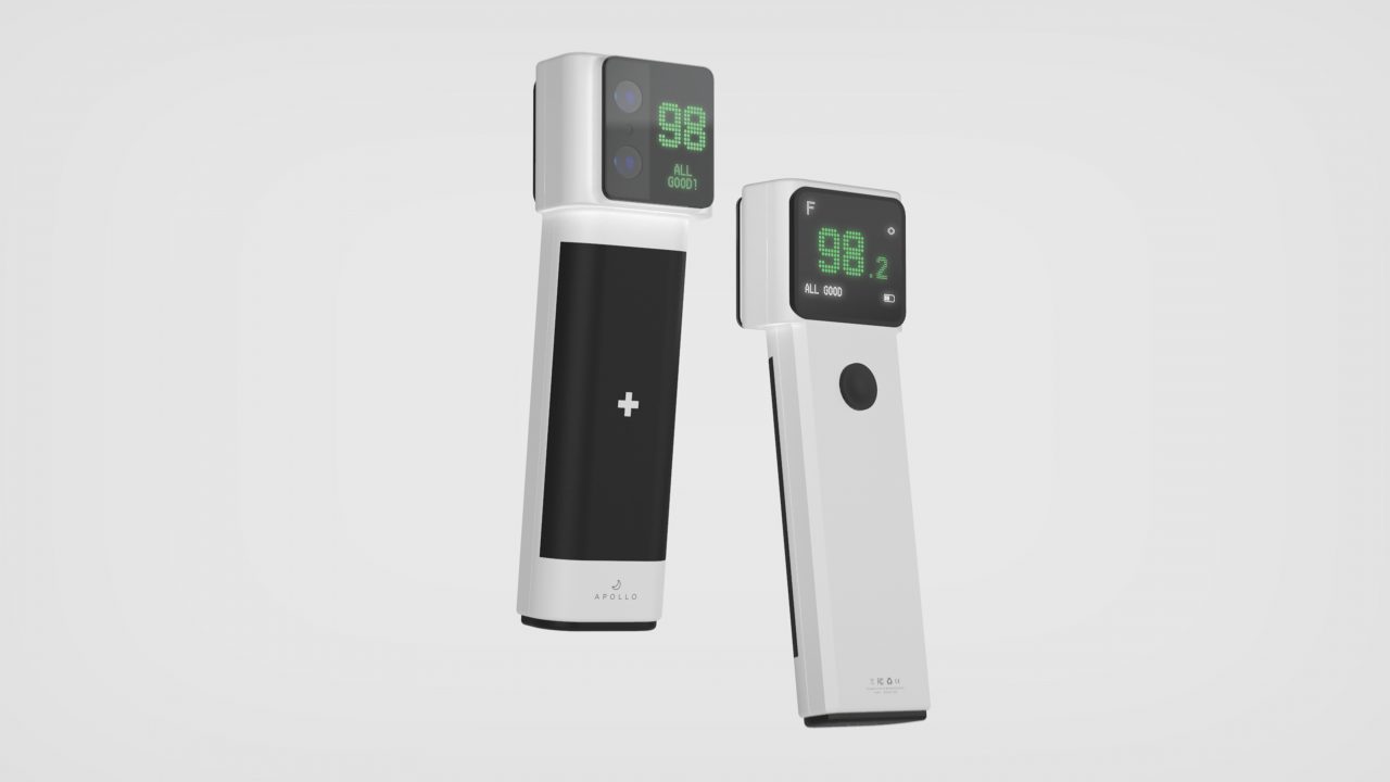 Derek Tucker's "Apollo" healthcare design work - product mockup