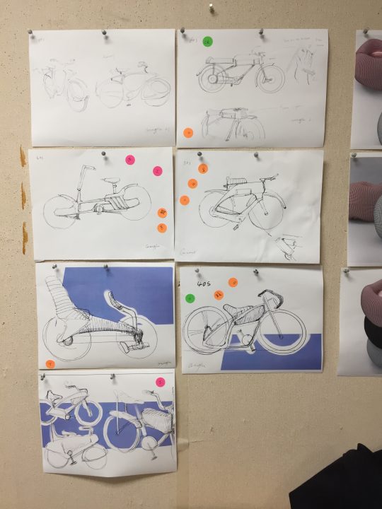 e-bike design sketches