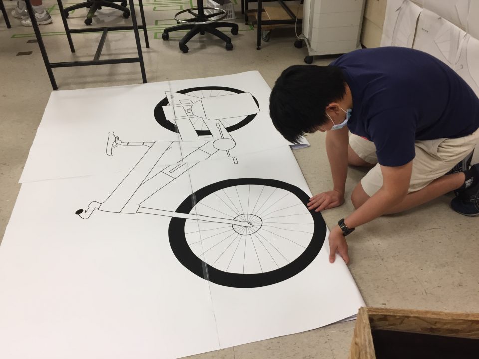 folding e-bike design
