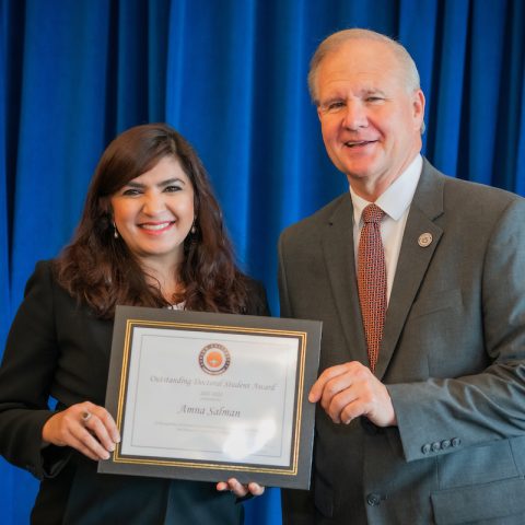 Amna Salman, Outstanding Doctoral Student 2022