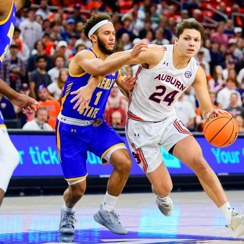 Student Athlete Lior Berman, Image Courtesy of Matthew Shannon/AU Athletics