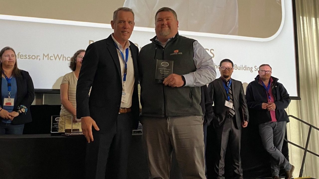 Wes Collins award