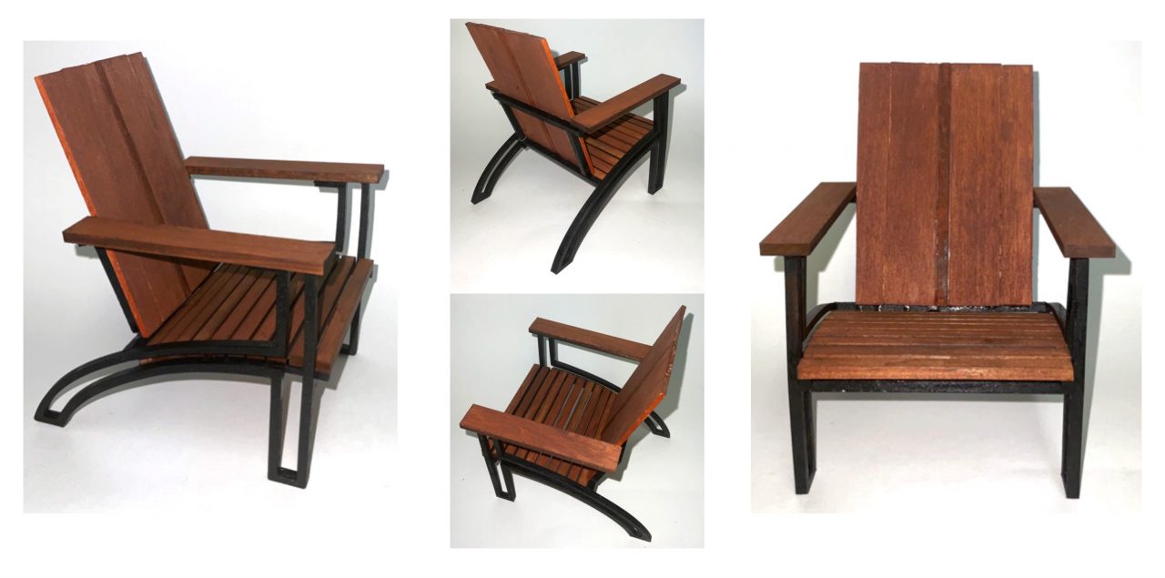 chair design by student Carolyn Marshall