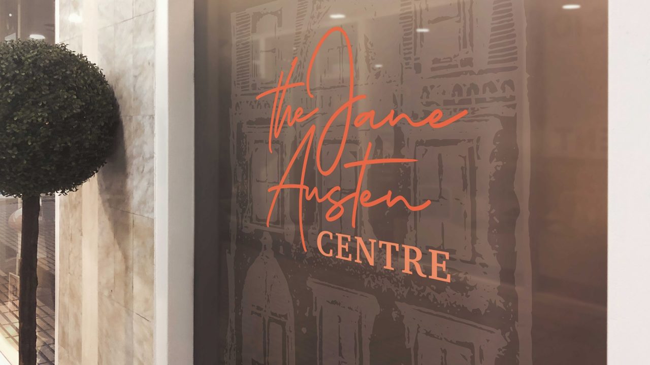The Jane Austen Centre Window Design by Anna Michelle Livingston