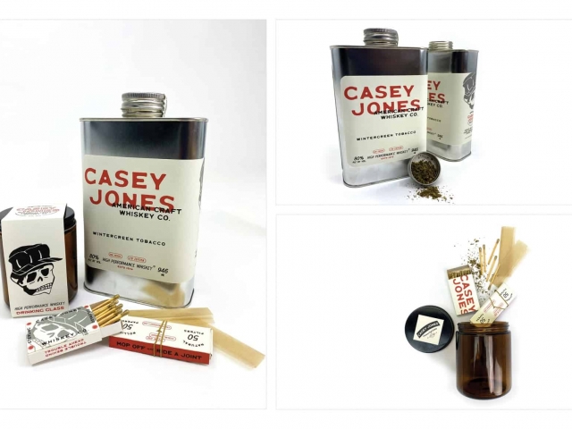 Casey Jones Whiskey Packaging by Morgan Laboda