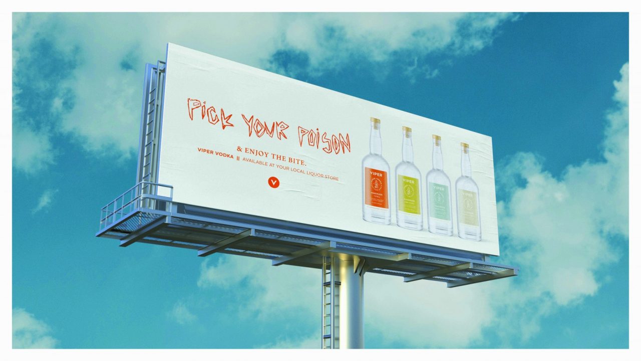 Viper Vodka Billboard Ad