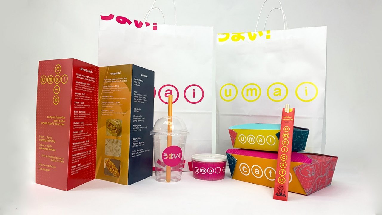 Umai Cafe Packaging Suite