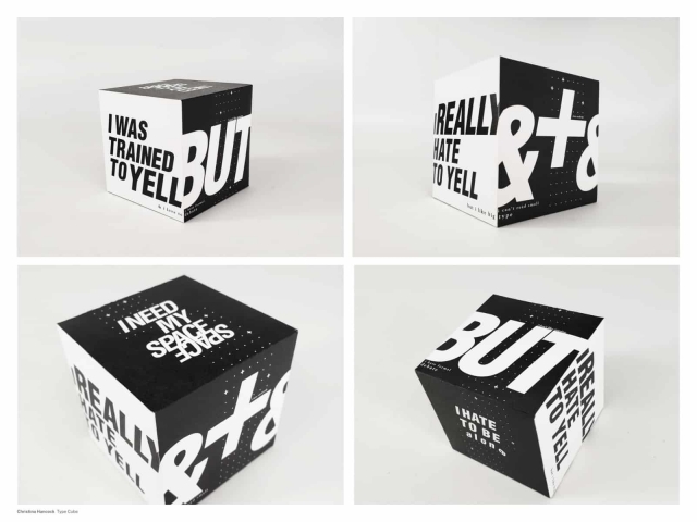 Type Cube by Christina Hancock
