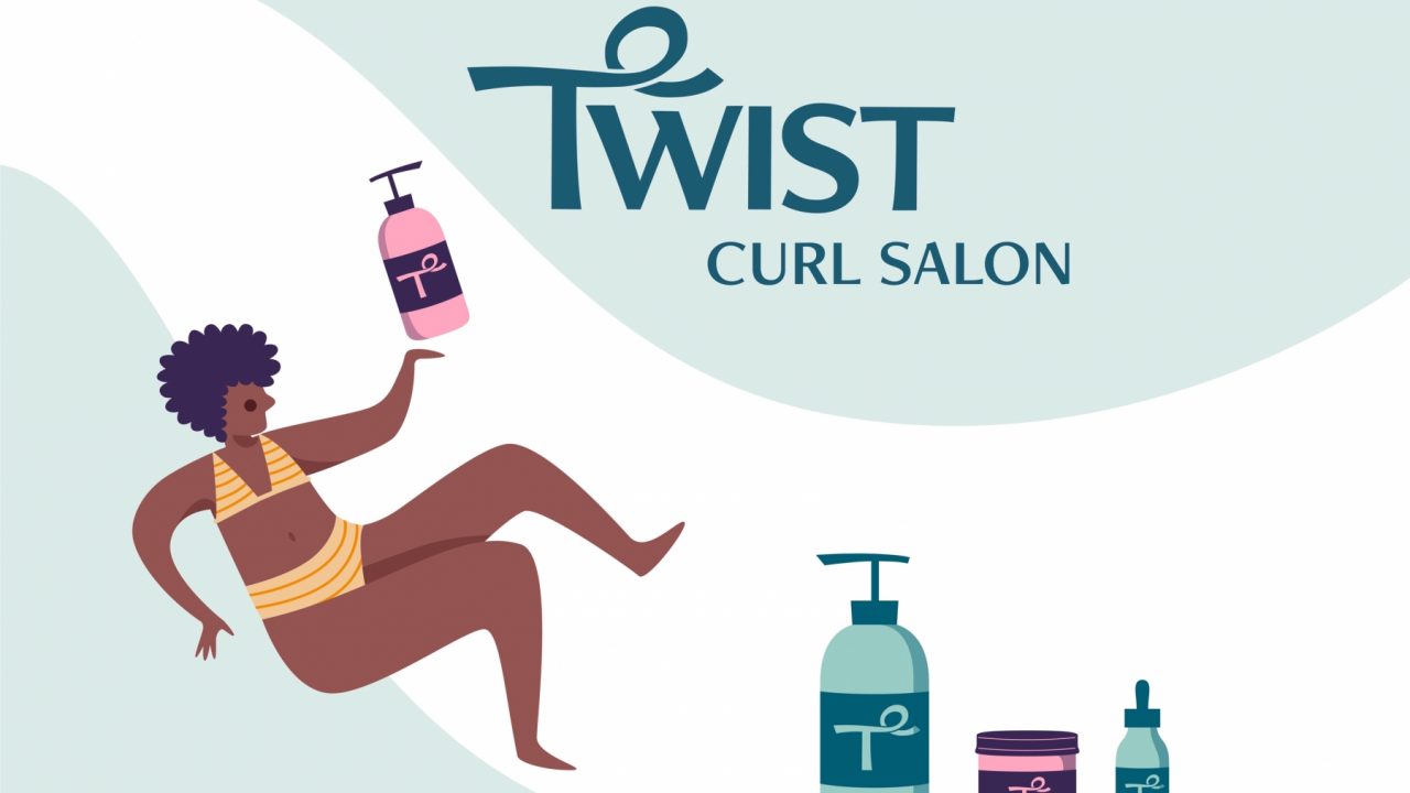 Greer Miceli: Twist Curl Salon Illustrations