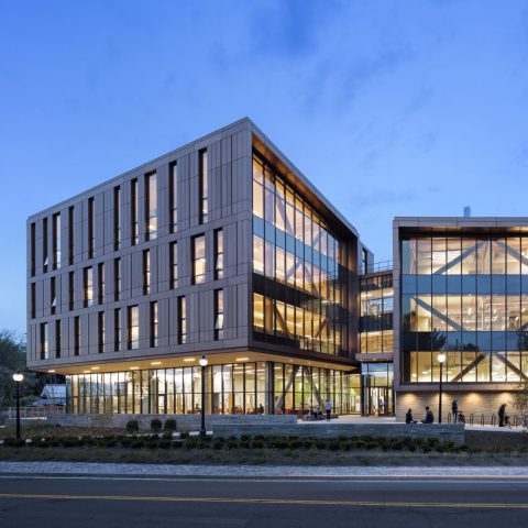 John W. Olver Design Building at UMass Amherst, courtesy of Albert Vecerka | ESTO