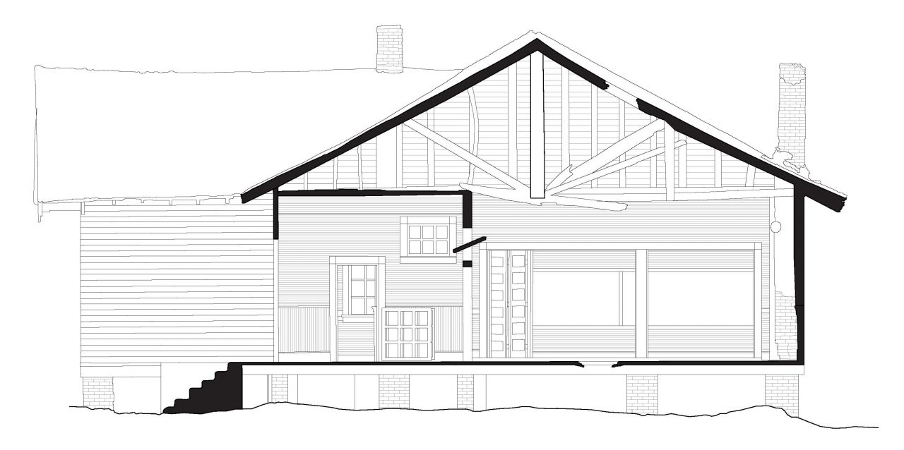 Cross Section of the Tankersley Rosenwald School
