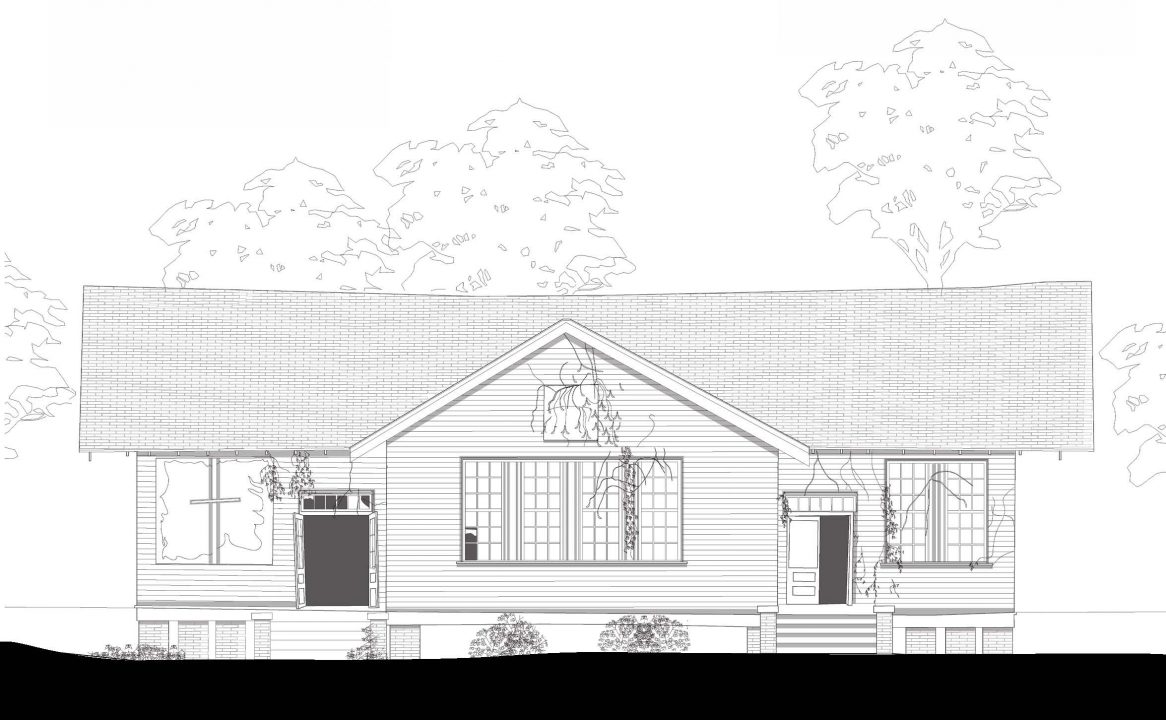 Elevation of The Tankersley Rosenwald School