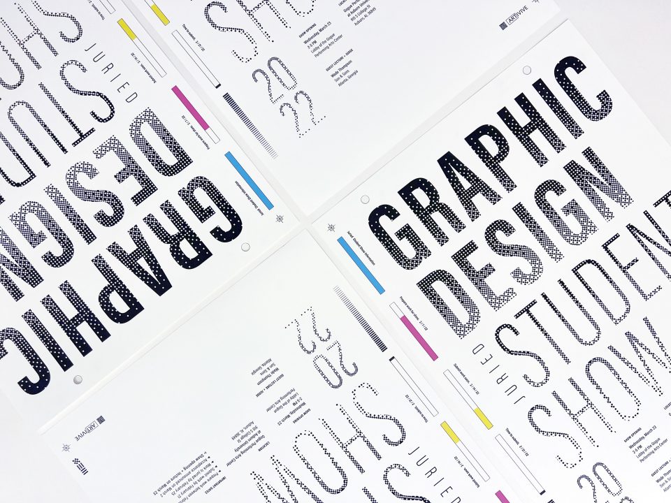 Graphic Design Juried Show 2022 poster