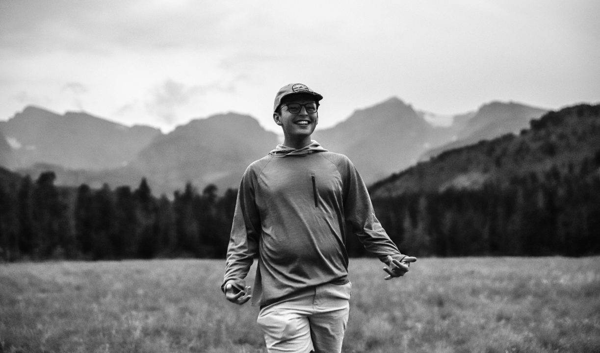 Zach outdoors
