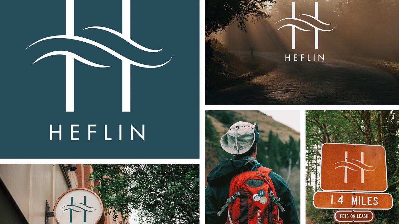 logo and branded items for city of Heflin