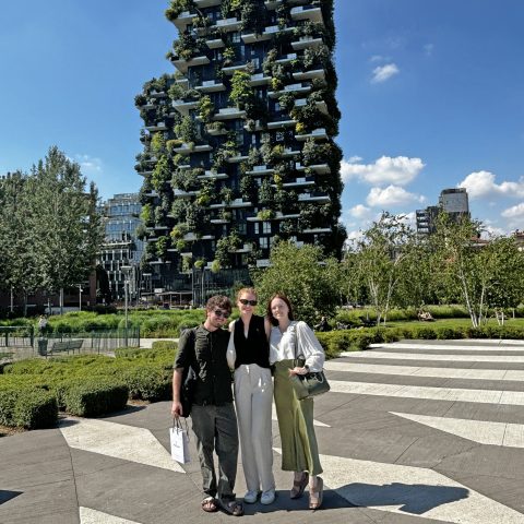 Auburn SIGD students on study abroad trip to Milan, Italy summer