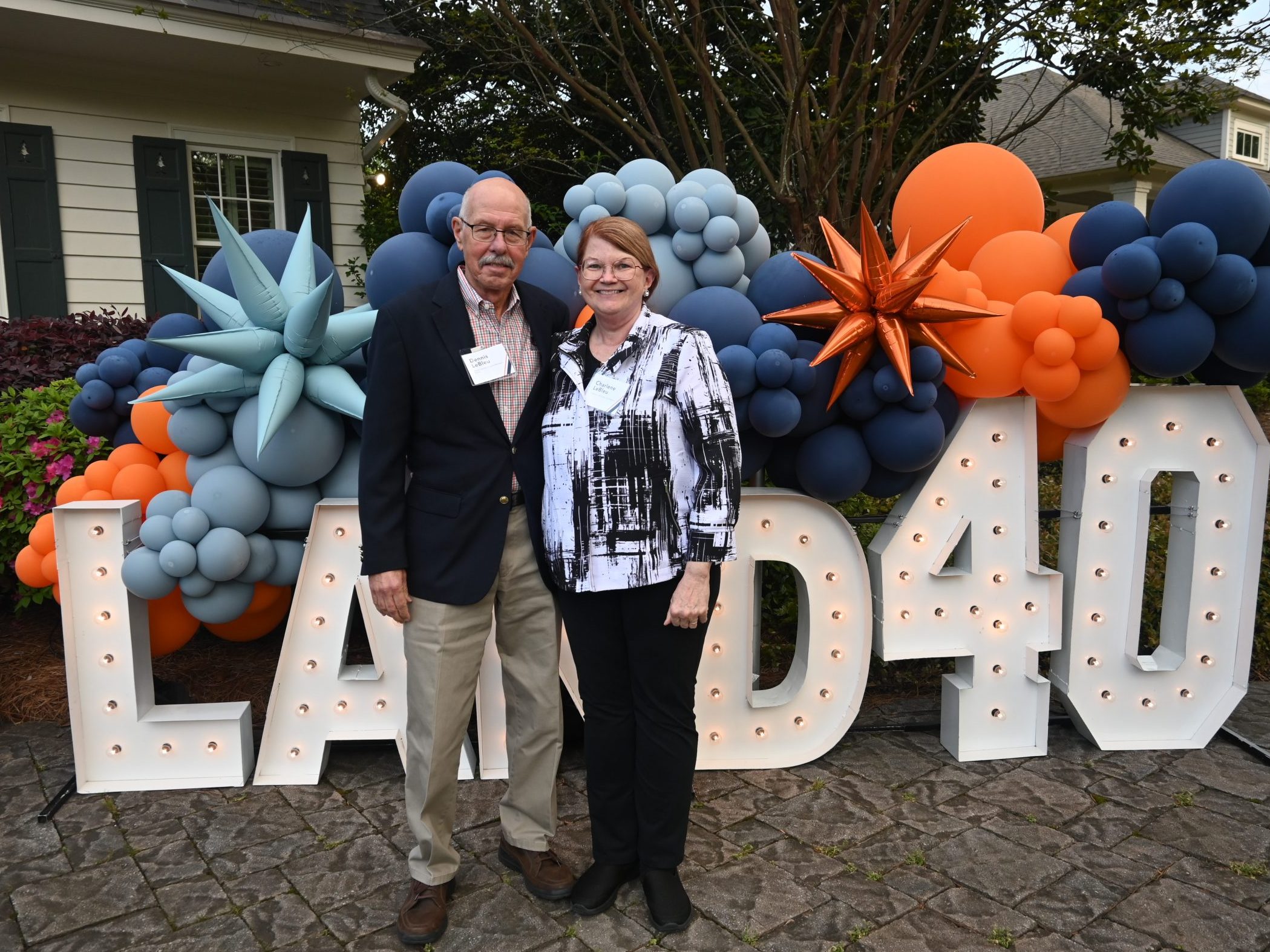 Professor Charlene LeBleu and former Landscape Architecture Program Chair Jack Williams
