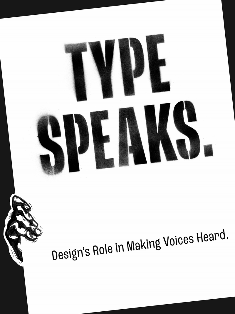 Type Speaks Poster by Emiko Benton