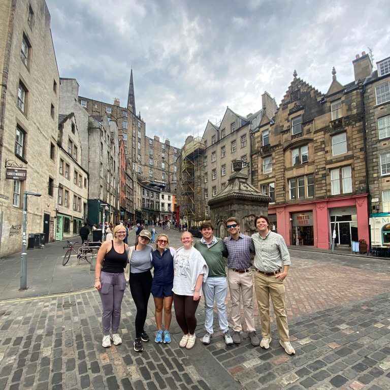 Seven Auburn students traveled through Scotland and England in May.