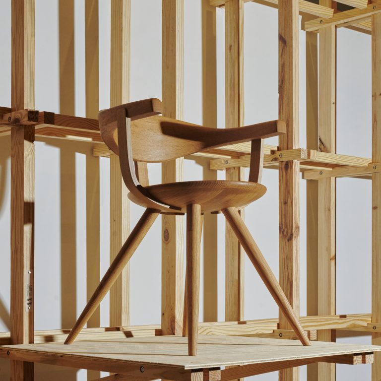 The Form & Forest armature will be reassembled in Dudley Hall for project display space. | Photo by Jenna Bascom Photography, courtesy of ICFF