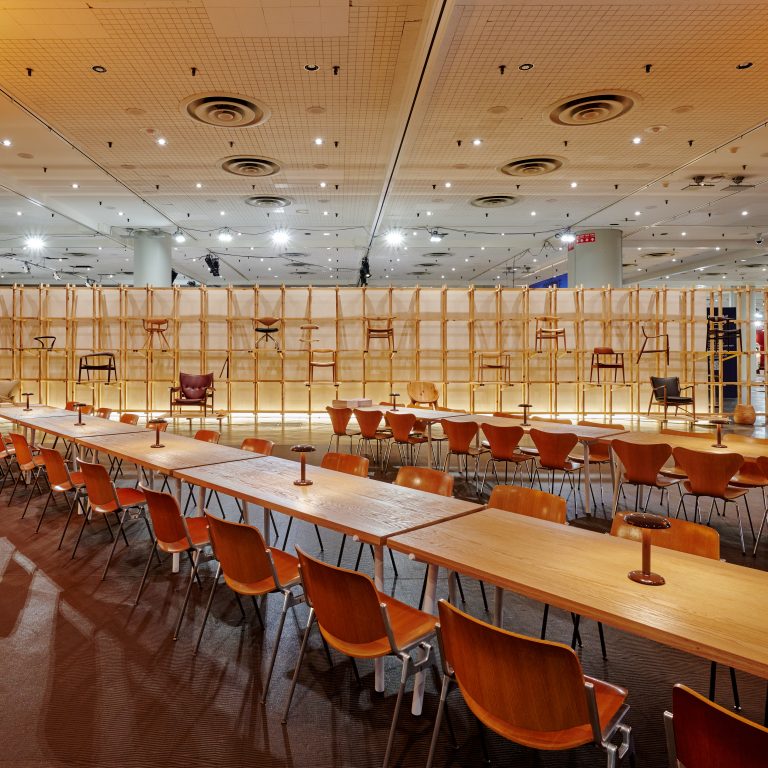 Designed for reuse, Form & Forest rethinks exhibition waste. | Photo by Jenna Bascom Photography, courtesy of ICFF