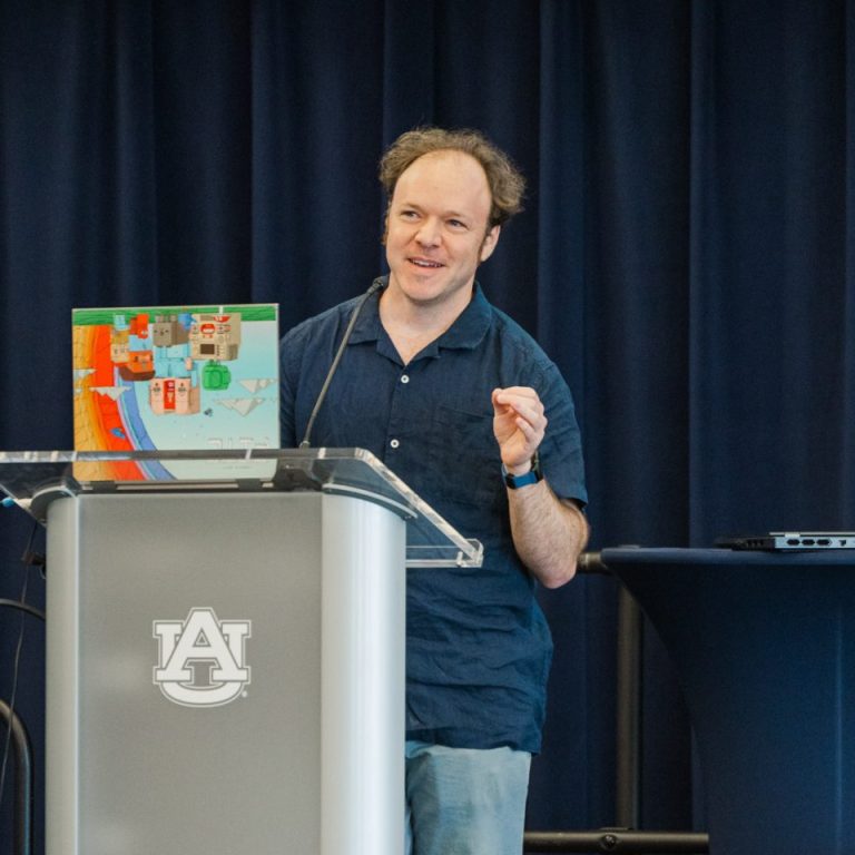 Jesse Louis-Rosenberg, co-founder and chief science officer of Nervous System, spoke on computational design and the intersection of art, science and technology.