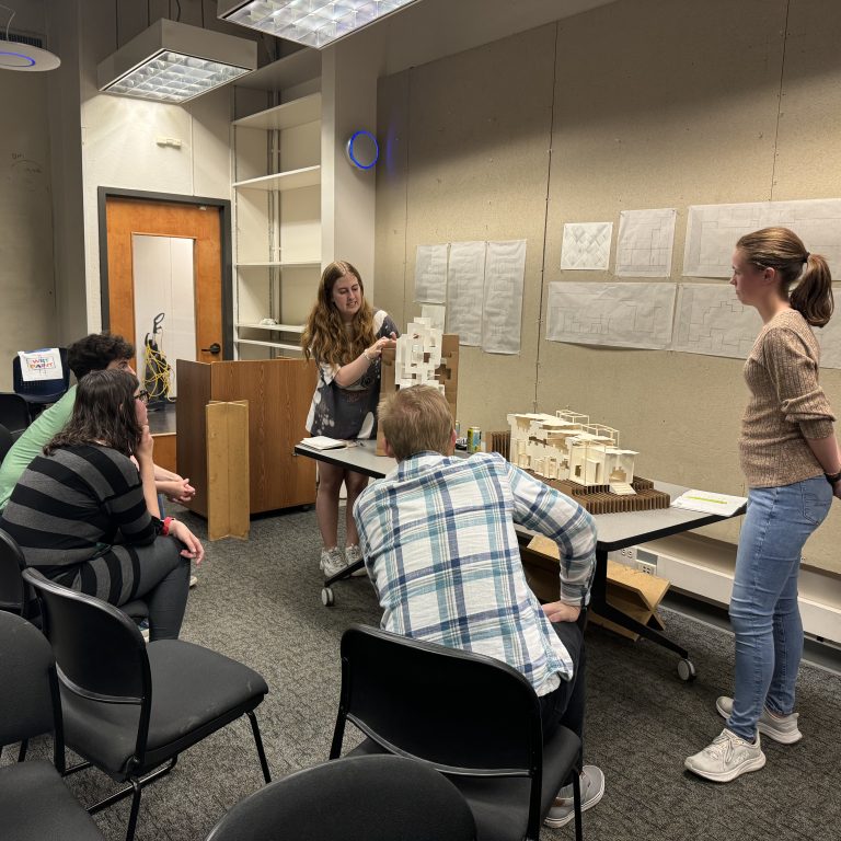 AIAS holds design charrettes and mock reviews to help younger students prepare for upper-level critiques.