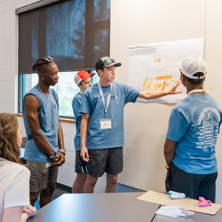 Like all of CADC’s workshops and camps, the landscape architecture session shows participants what it's like to be in one of the College’s academic programs.