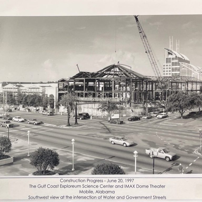 Radcliff Contractor completed Mobile’s Gulf Coast Exploreum Science Center and IMAX Dome Theater in 1998.