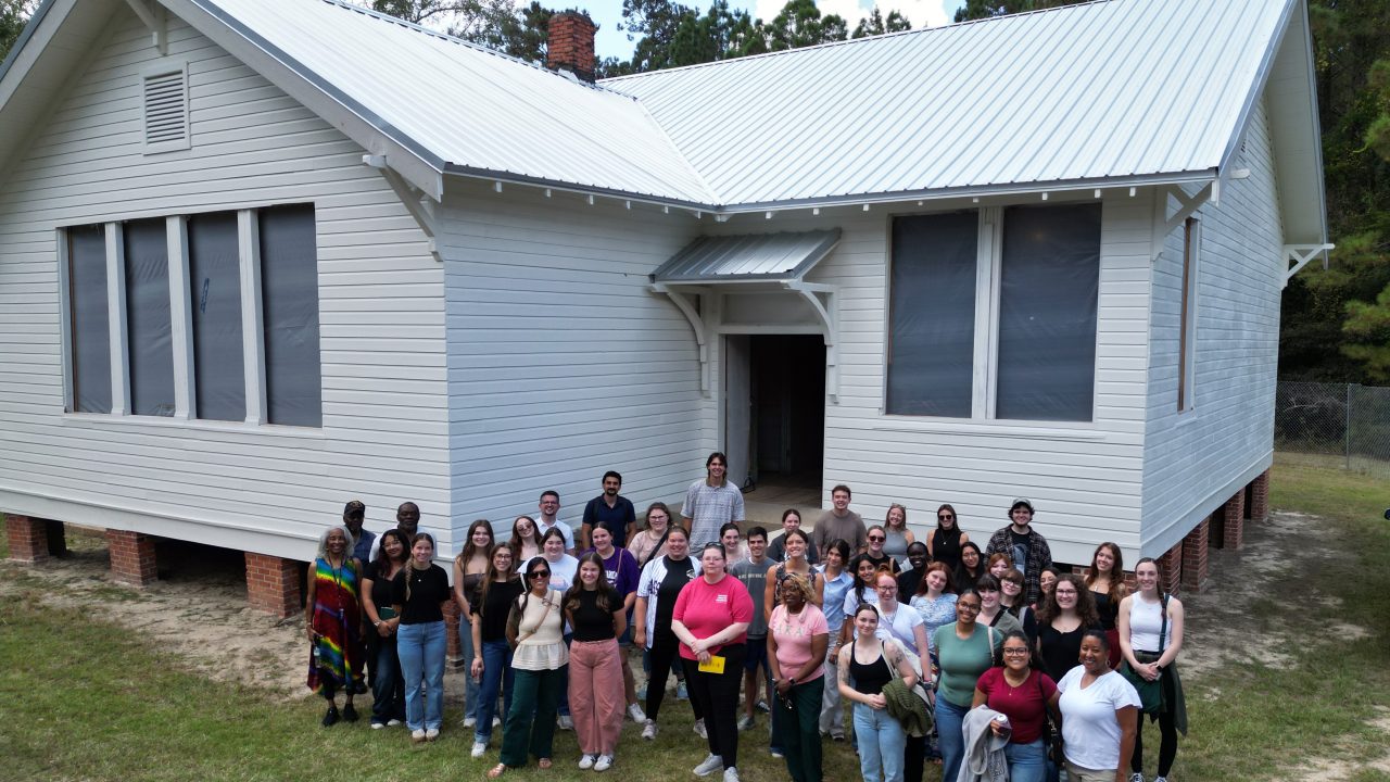 NOMAS recently joined a tour of the Tankersley Rosenwald School to discover the design and restoration opportunities for the historic school.