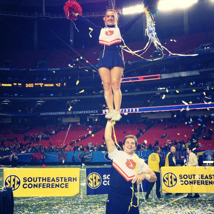 Both Josh and Shelton Carley were cheerleaders when they were at Auburn.