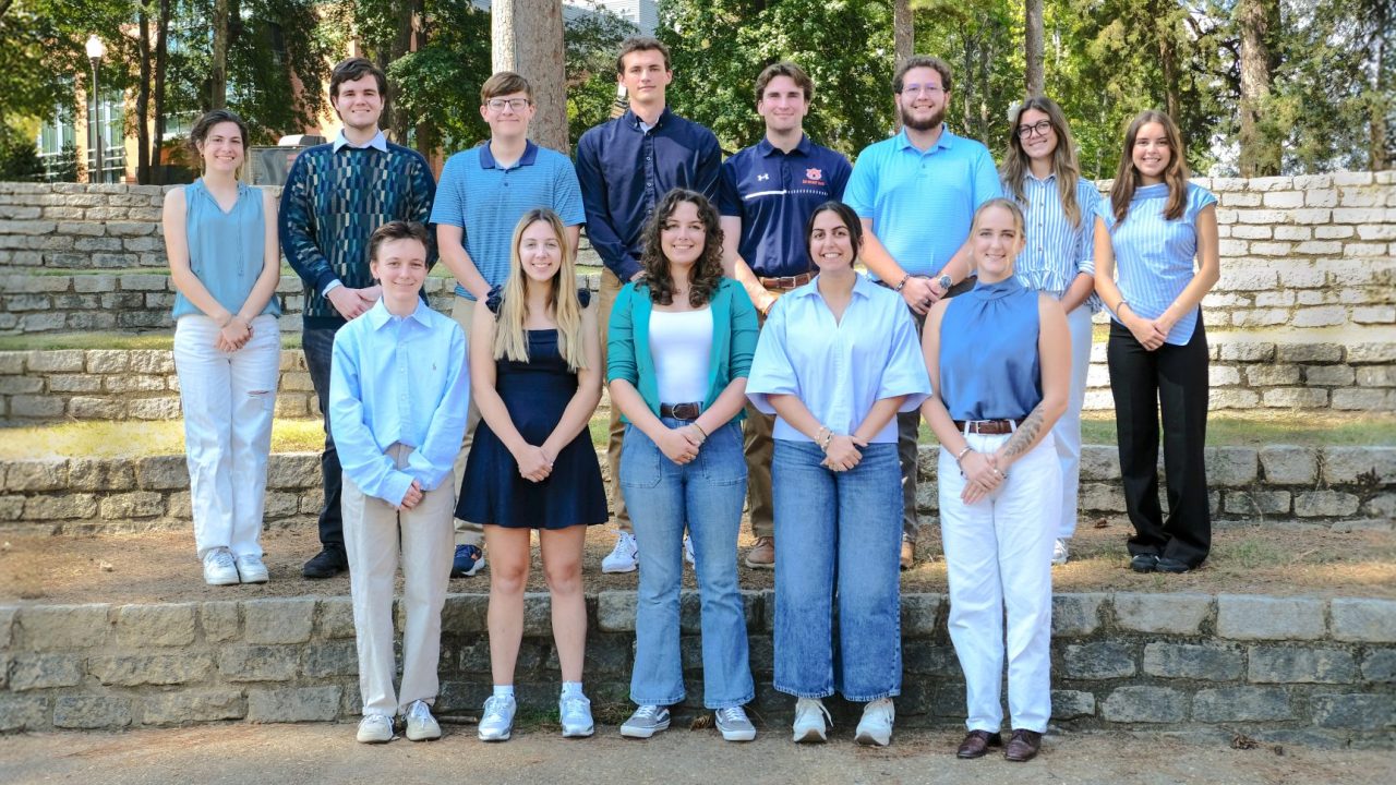 (From left to right): Above: Emily Wagner, Aidan Berry, Ben Lindsay, Davis Baker, Derek McMaster, Wesley Hawkins, Hailey Danner, Evelyn Bell; Below: Rylee Herndon, Alanna Bilyeu, Maddie Brockman, Myrna Jalkh, Camilla Stricklin
