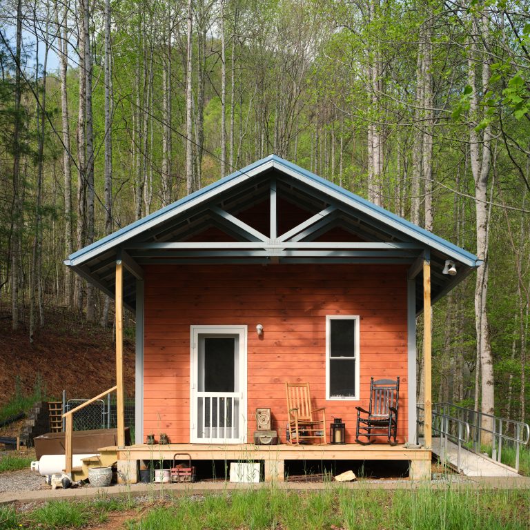 Rural Studio’s Sylvia’s House design was built in Mars Hill, North Carolina in collaboration with Community Housing Corp of Madison County. | Photo by Keith Isaacs